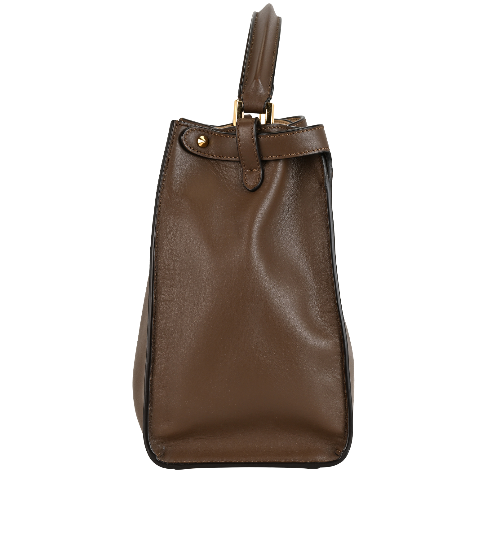 Peekaboo X Lite, &pound;1,500, Handbags, Brown, Leather, Side view